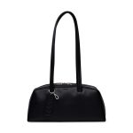 Baggu Recycled Leather Bowler Bag - Black