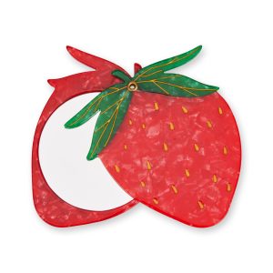 Solar Eclipse Compact Mirror - Strawberry