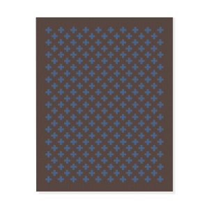 Maharam Alexander Girard Cotton Plus Rug - Sepia/ Turquoise Dark