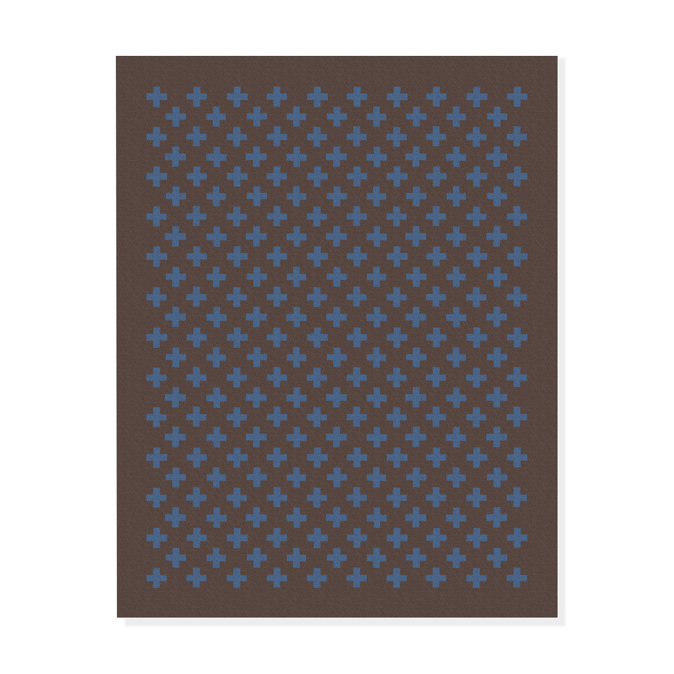 Maharam Alexander Girard Cotton Plus Rug - Sepia/ Turquoise Dark