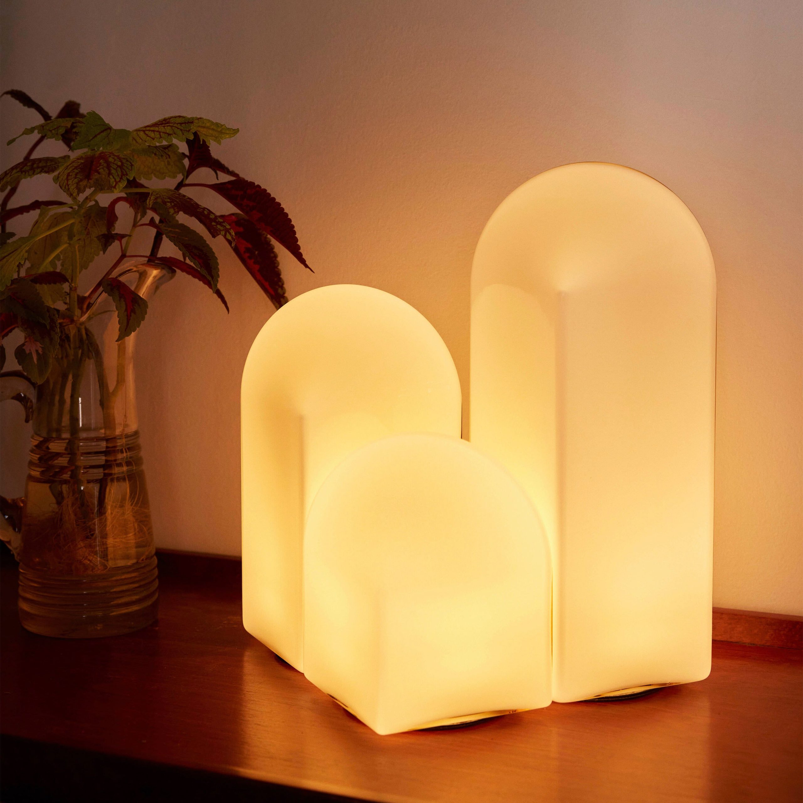 HAY Parade Glass Table Lamp - Shell White - Image 10