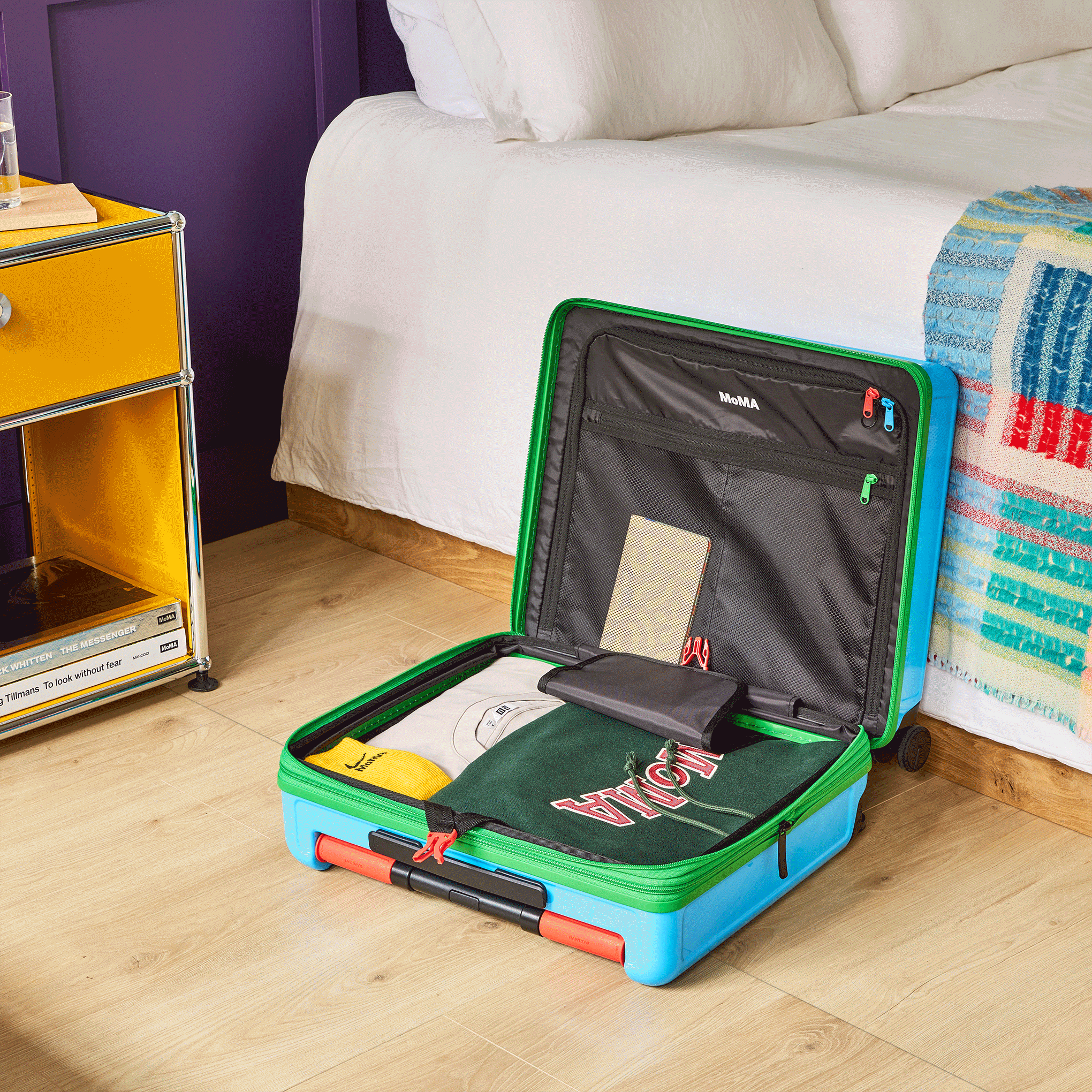 MoMA Rawrow Expandable Suitcase With TT Handle - Carry-On - Image 2