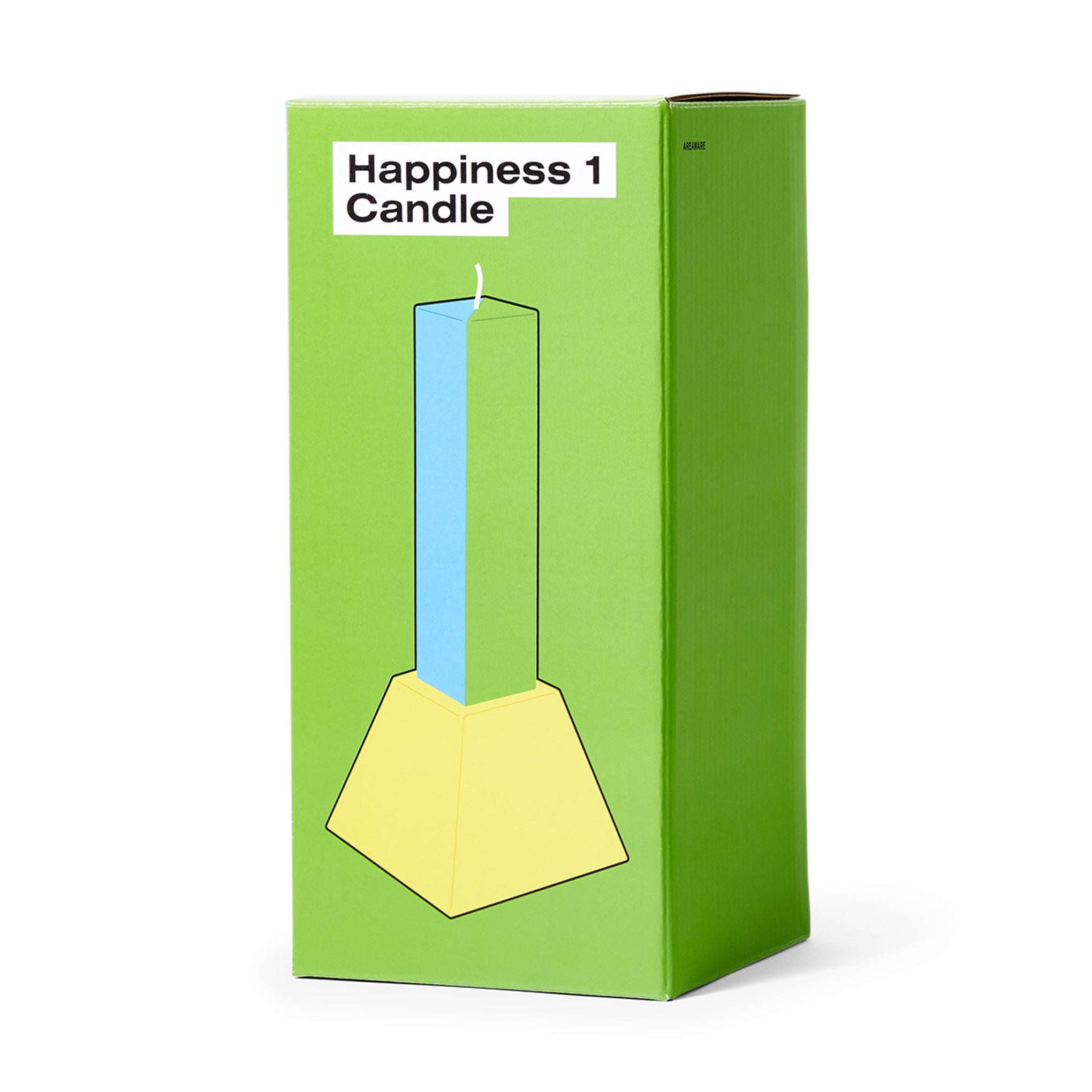 Yinka Ilori Happiness Candle - Blue/ Green - Image 4