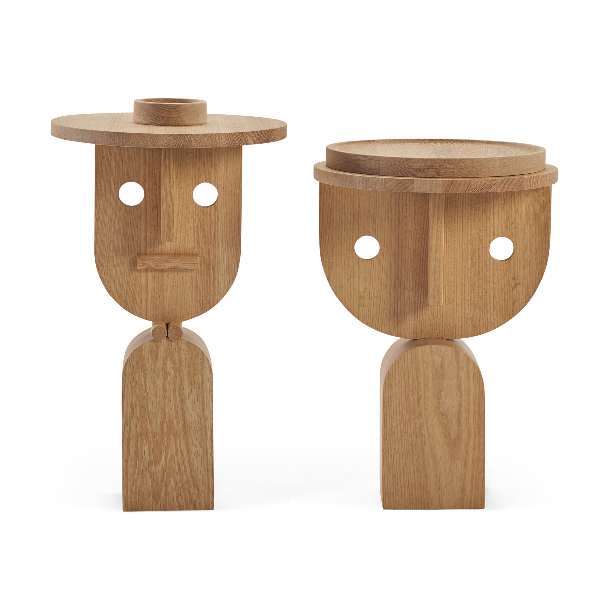 Faces Side Table - Thin Tall - Image 4