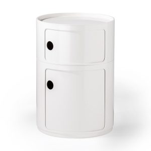 Kartell Componibili Classic Big 2 Tier Storage - White