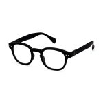 IZIPIZI Rounded-Edge Square Reading Glasses #C - Black