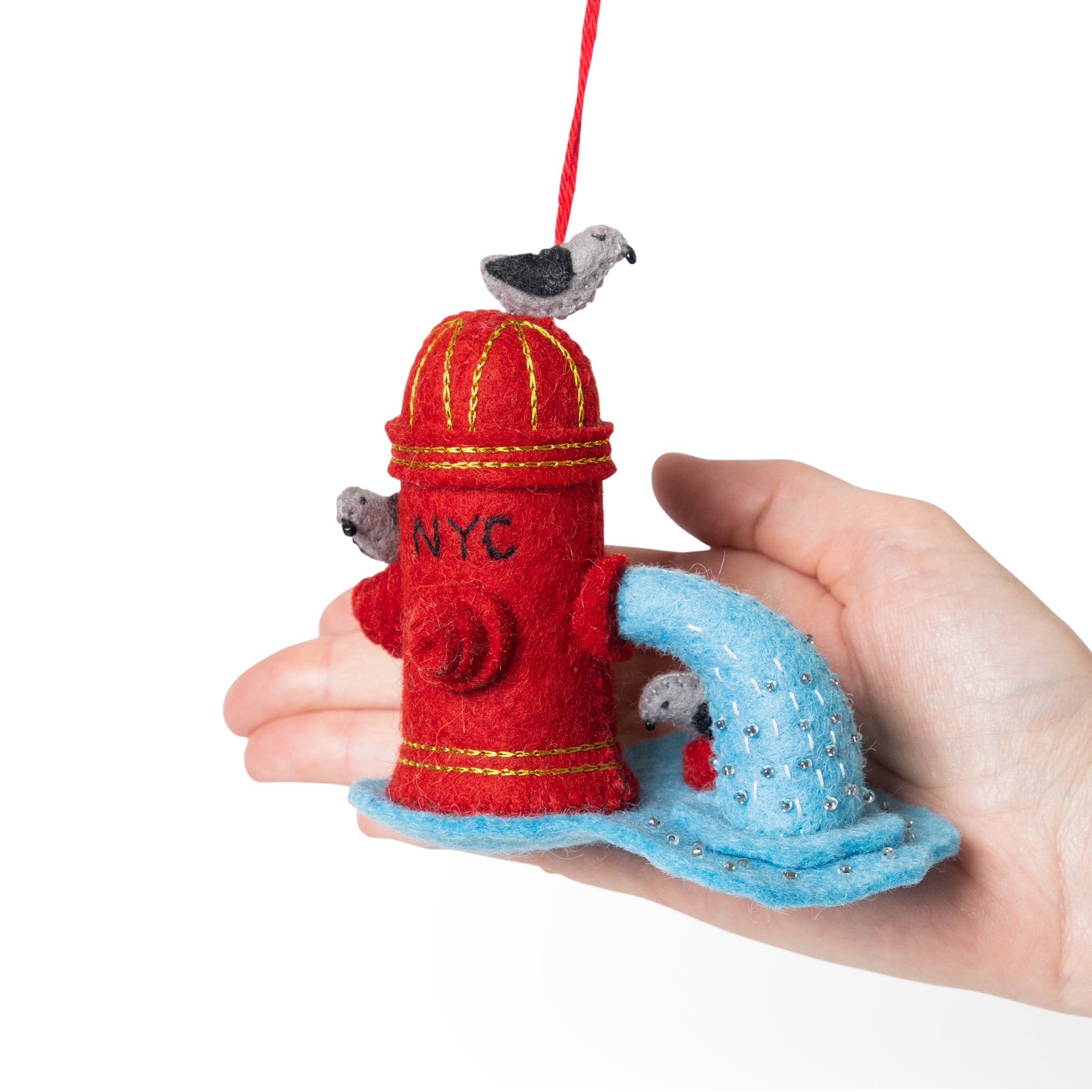 NYC Felt Ornament - Fire Hydrant - Image 4