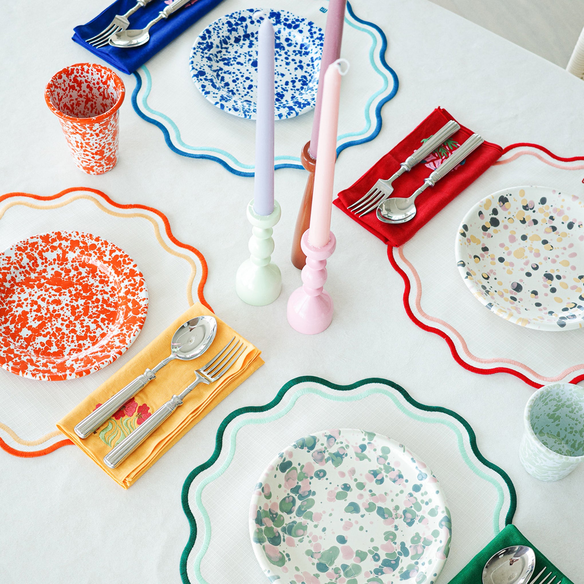 Floria Placemat - Orange - Image 5