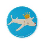 Yoshitomo Nara Metal Button Badge - Dog