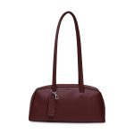 Baggu Recycled Leather Bowler Bag - Mahogany