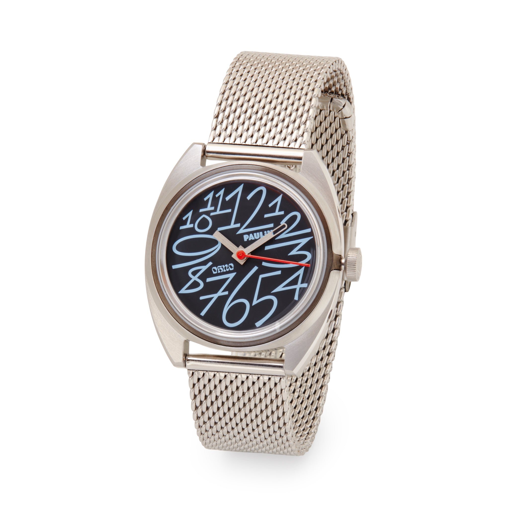 Paulin OH no Modul Quartz Watch - Black/ Silver - Image 3