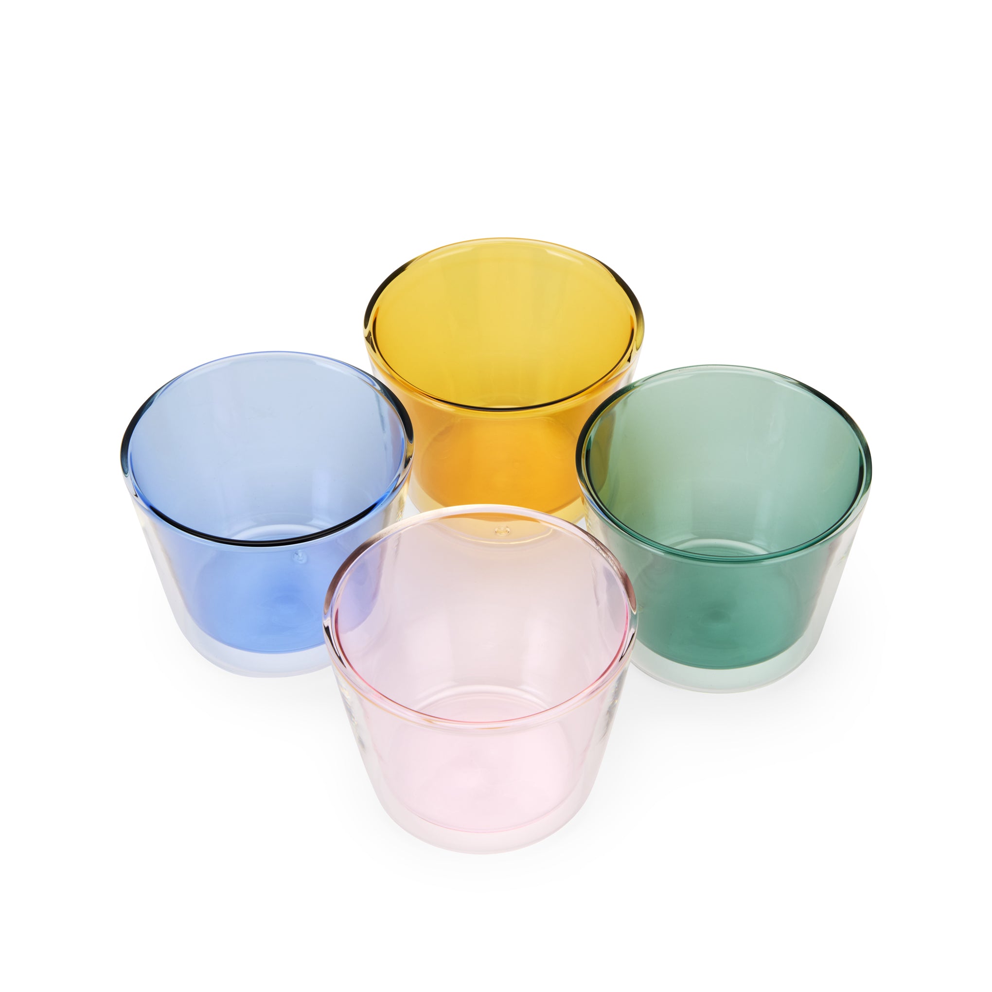 Rocks Double-Wall Glass Carafe with Cups - Set of 5 - Image 2