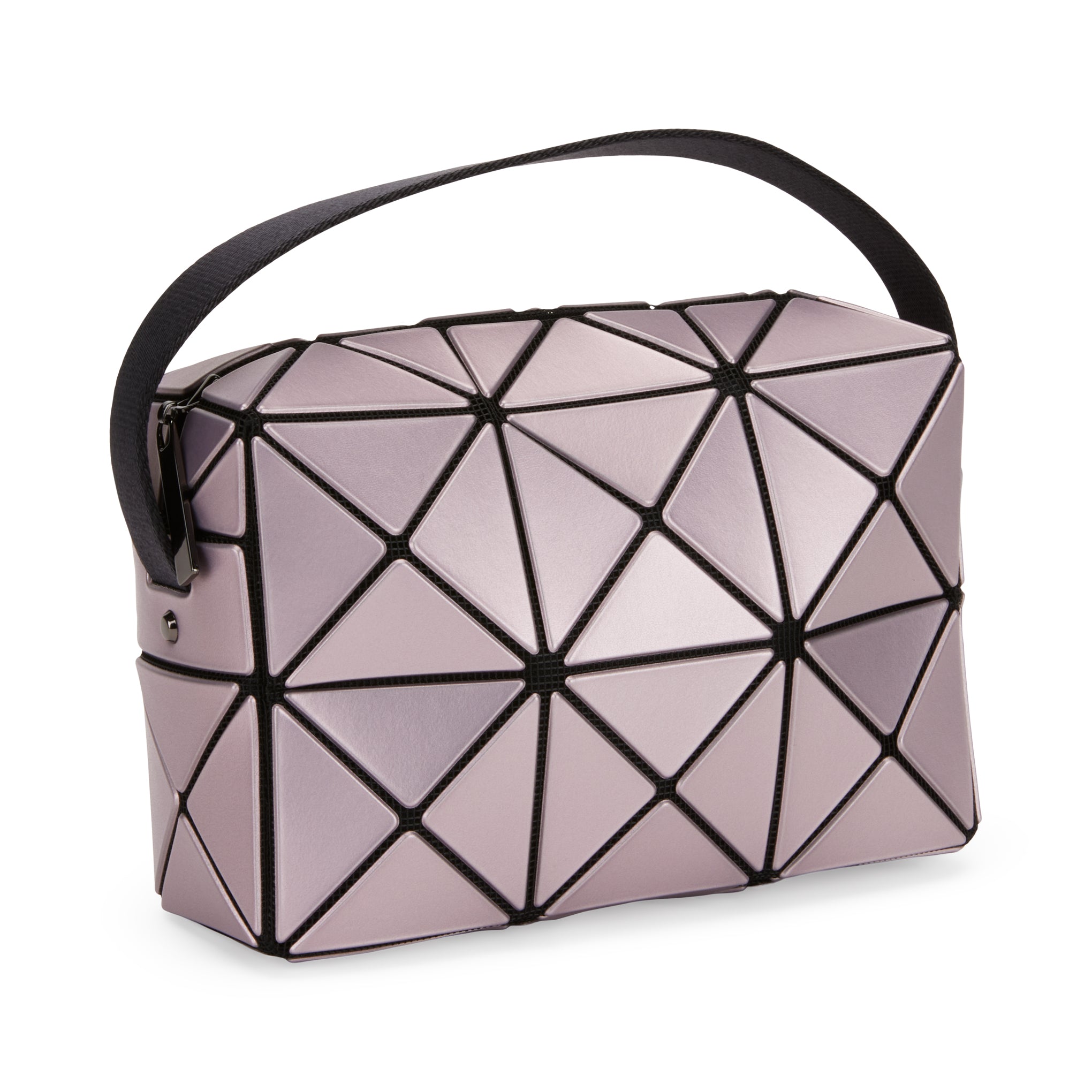 BAO BAO ISSEY MIYAKE Metallic Cuboid Crossbody Bag - Light Pink - Image 6