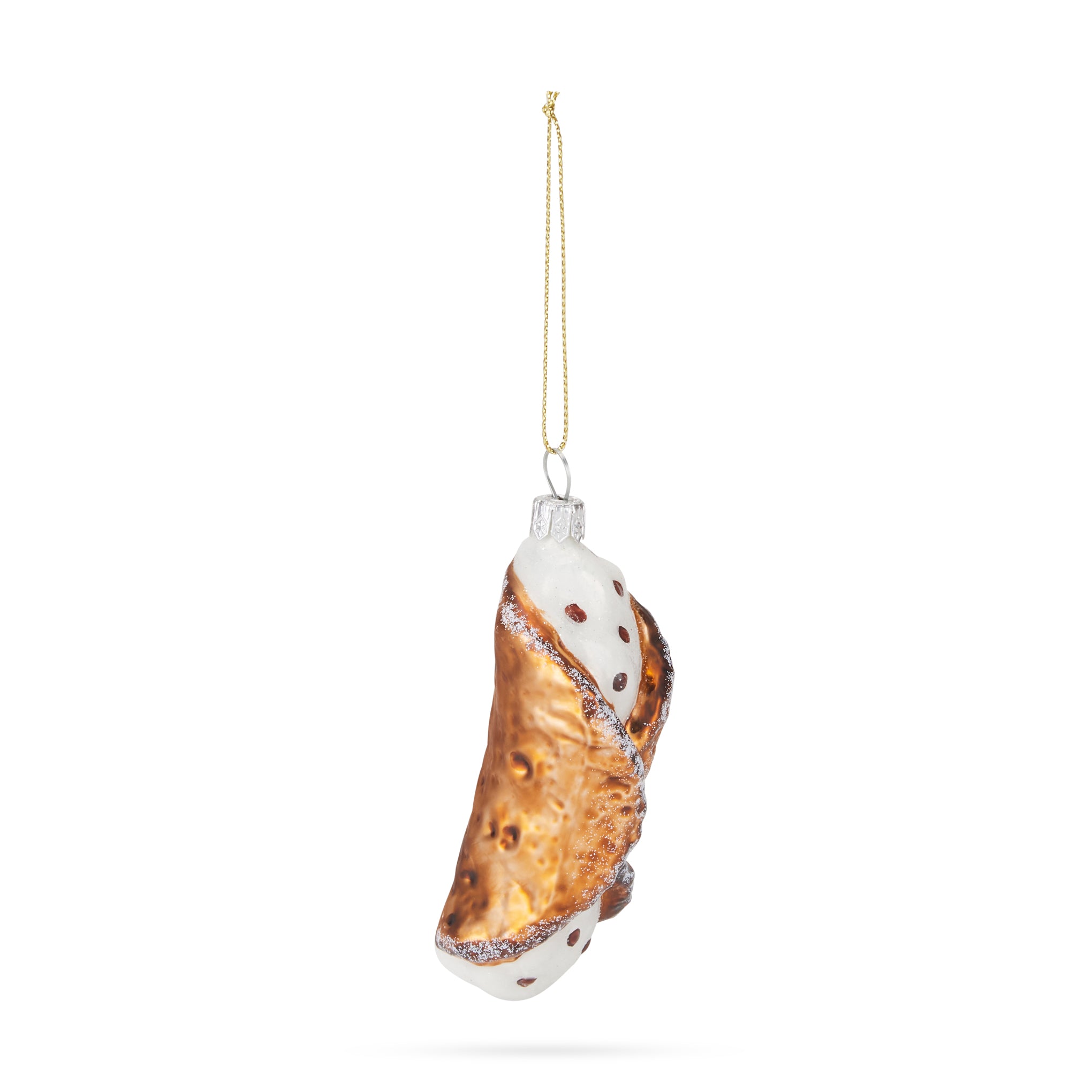 NYC Glass Holiday Ornament - Cannoli - Image 3