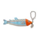 Fish Zip Pouch - Blue/ Orange