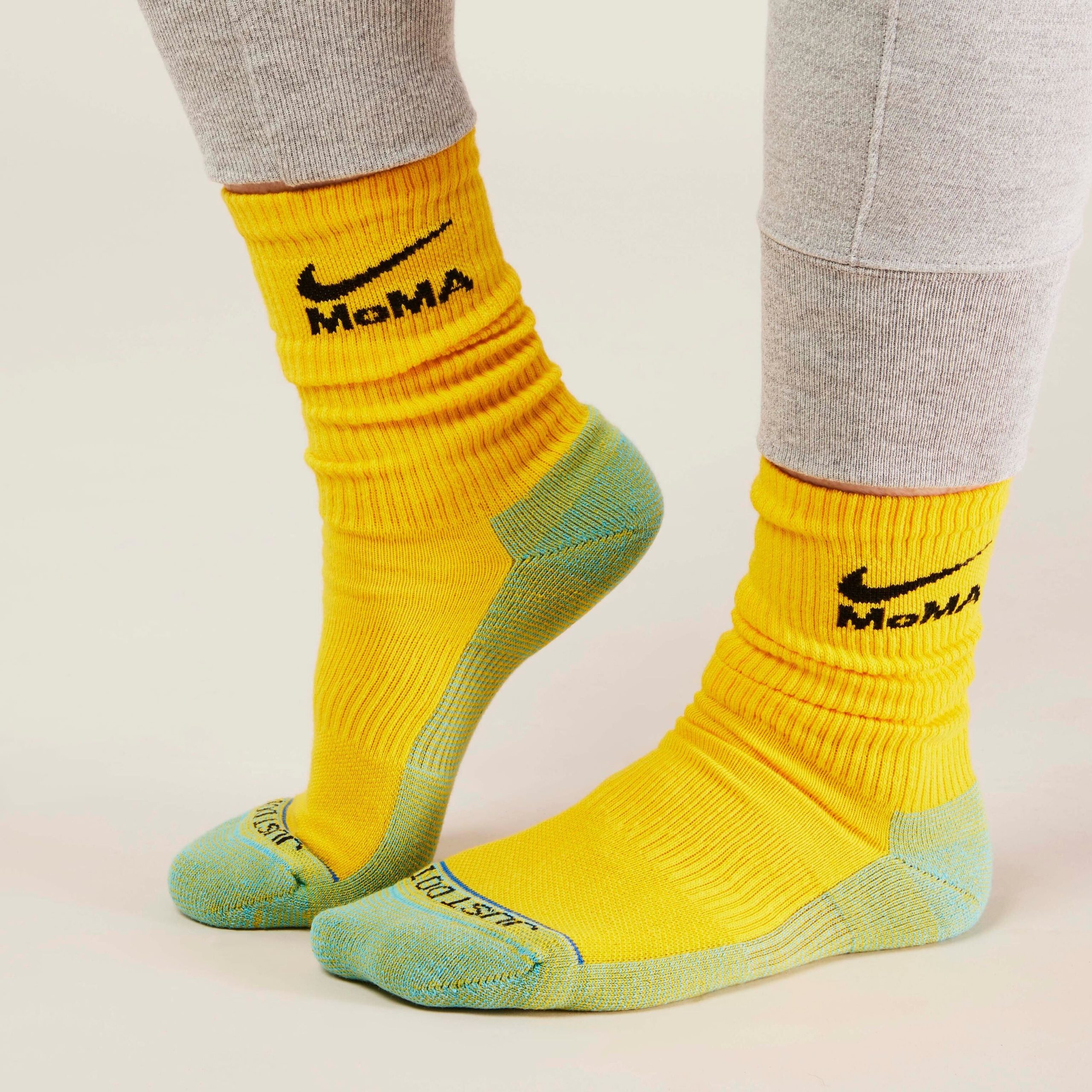 MoMA Nike Everyday Socks - Amarillo Yellow - Image 2