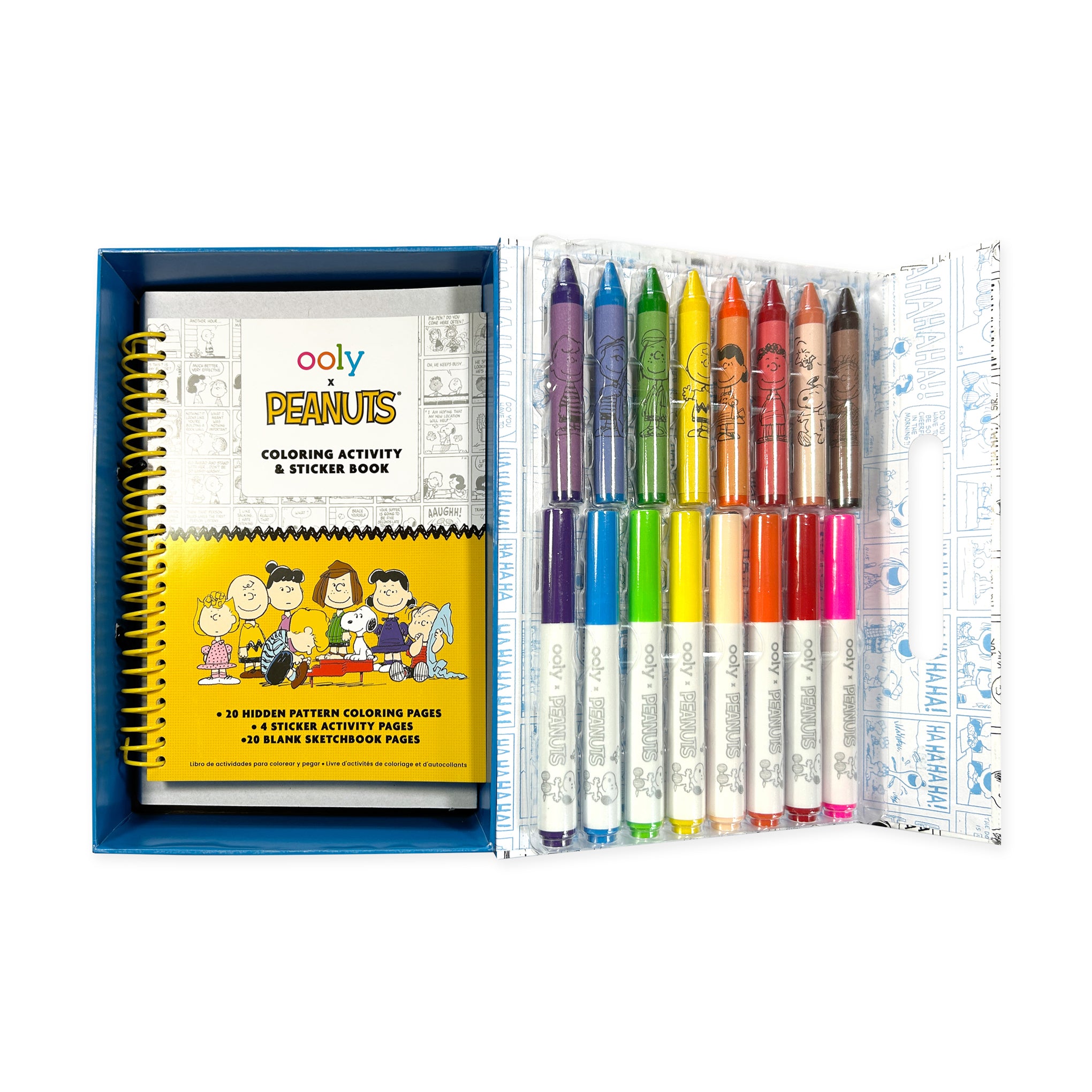 Snoopy & Peanuts Coloring Activity & Sticker Set - Image 3
