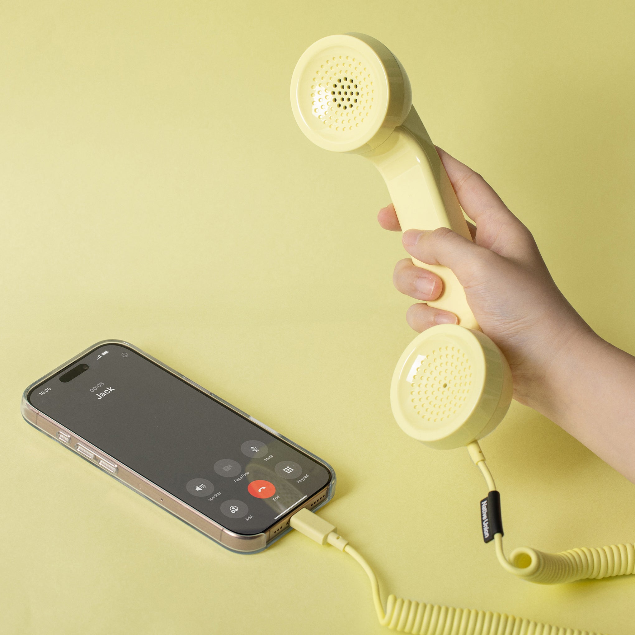 Native Union Retro Pop Phone for Smartphone - Lemon - Image 3
