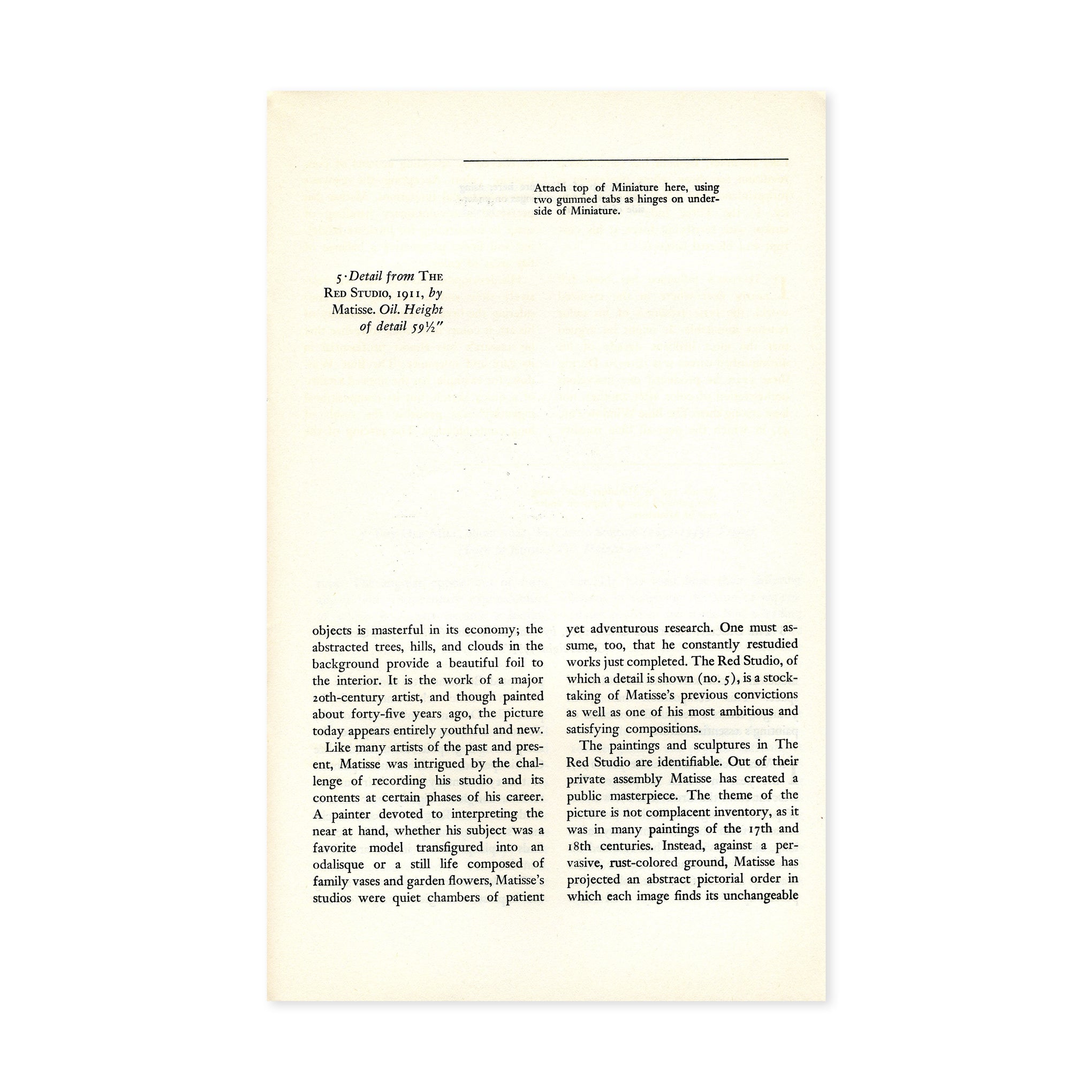 Paintings from MoMA and Metropolitan Miniatures - Image 4