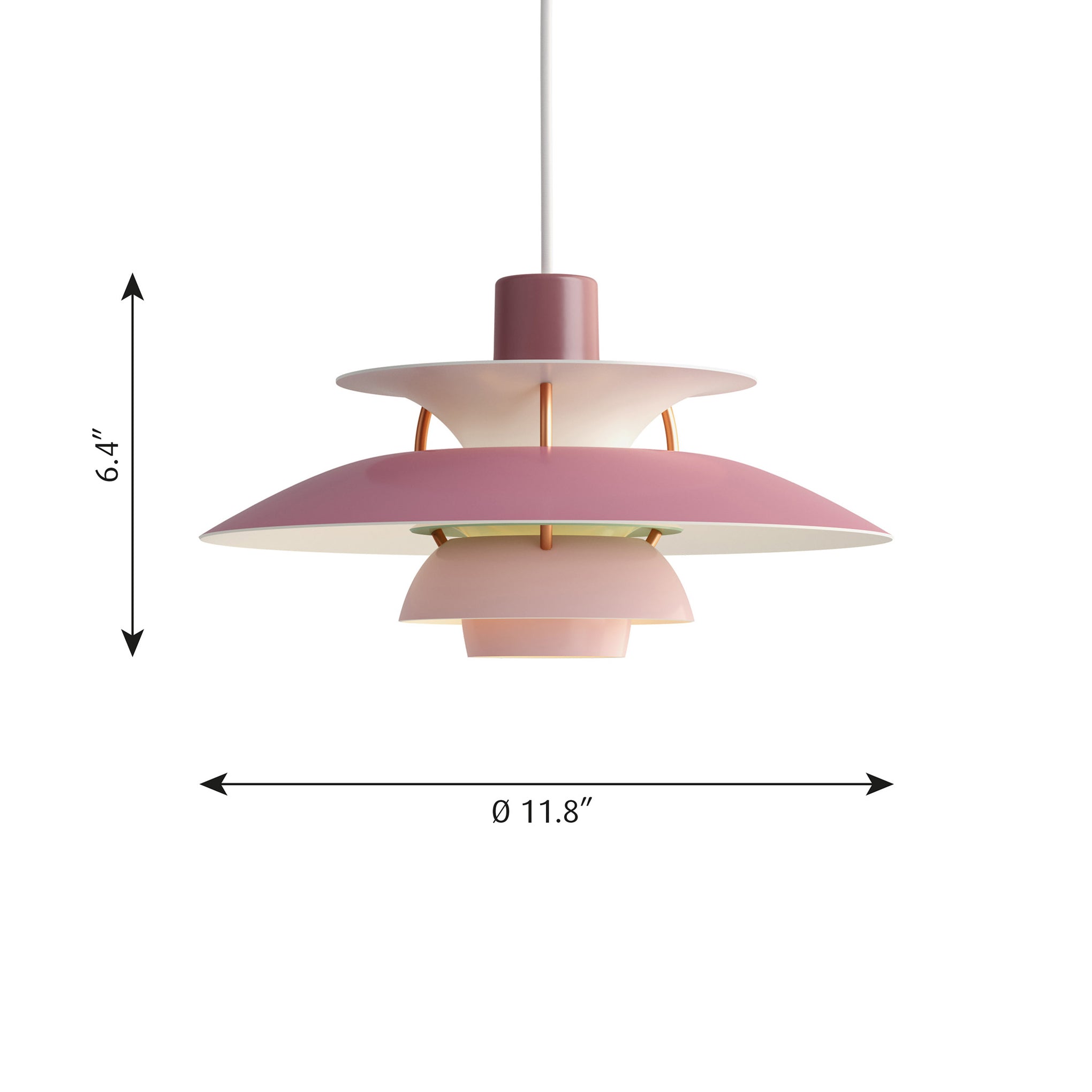 PH 5 Hanging Lamp - Rose - Image 3