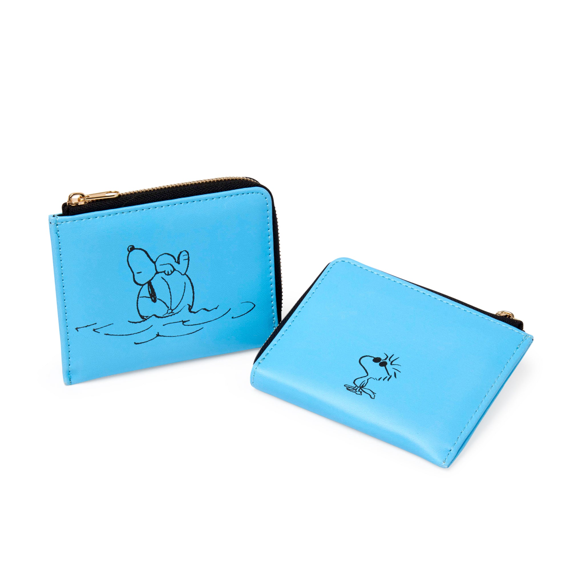 Snoopy Vegan Leather Coin Purse - Blue - Image 2