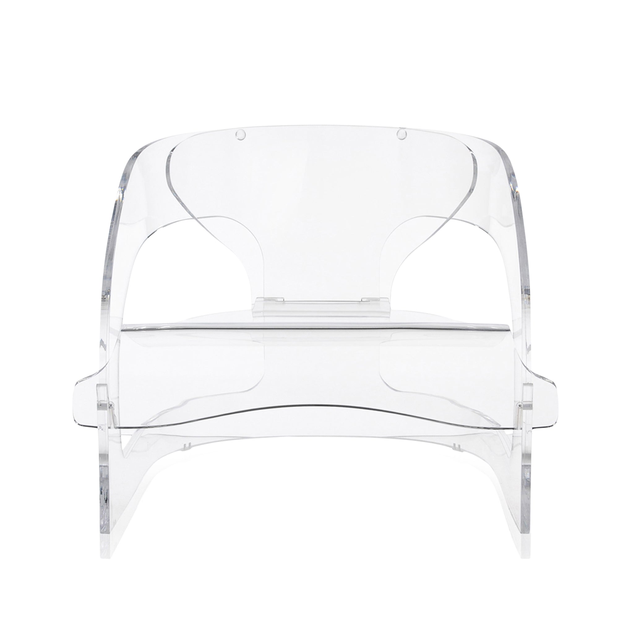 Joe Colombo 4801 Armchair by Kartell - Clear - Image 3