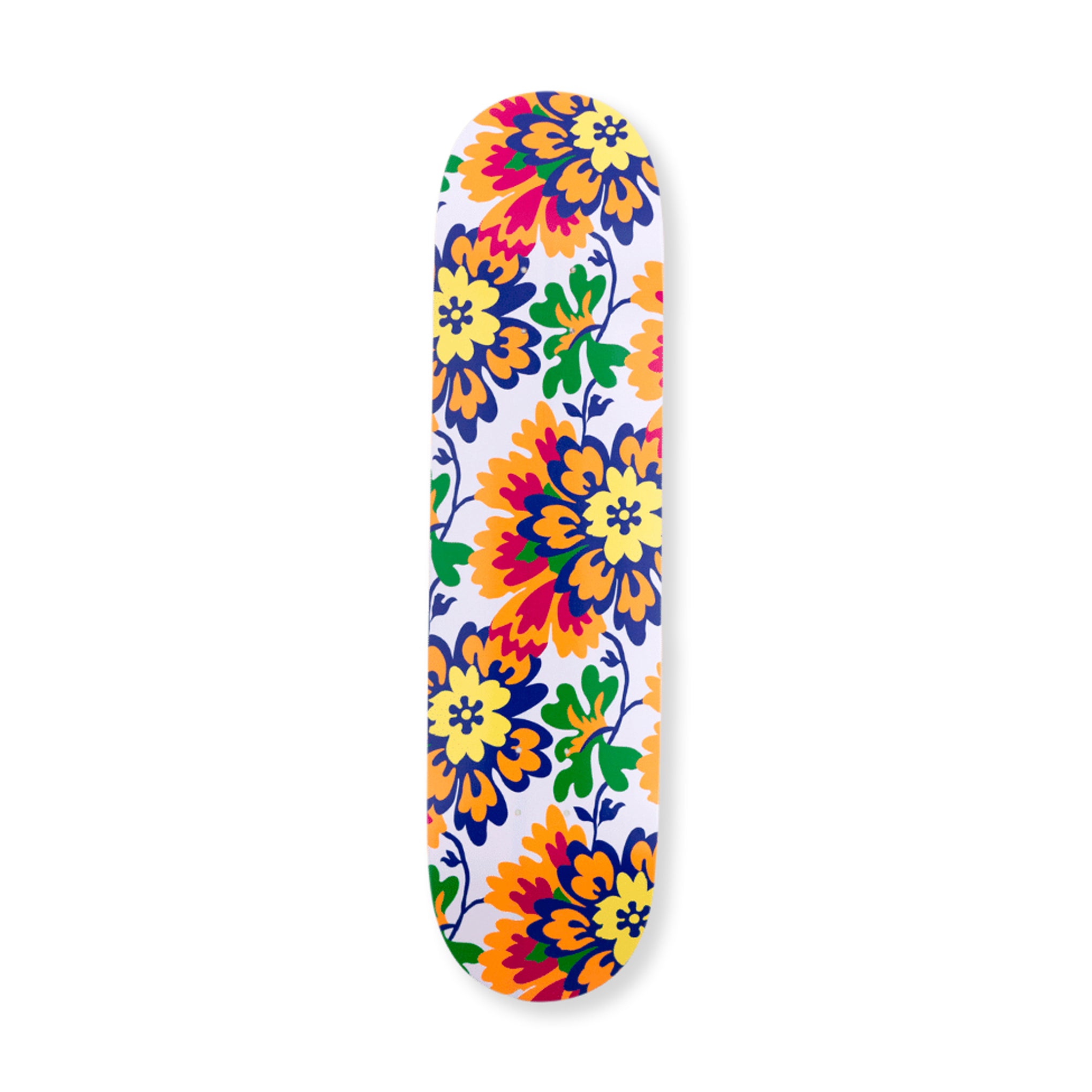 Mickalene Thomas Color Flower Pattern Skateboard