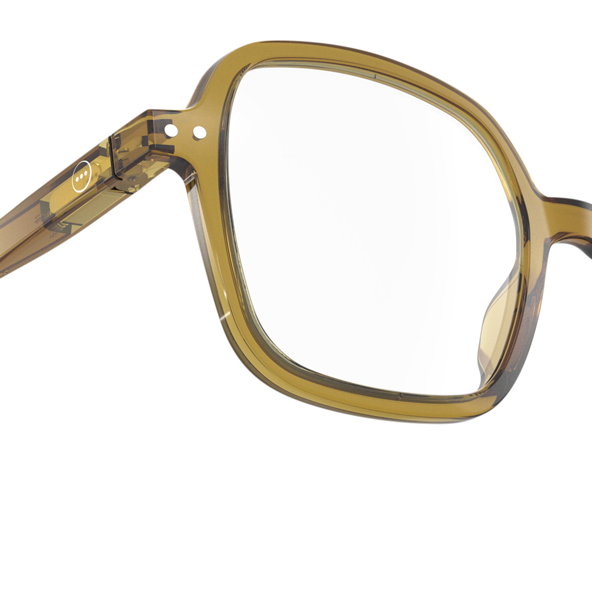IZIPIZI Reading Glasses #Office - Golden Green - Image 3