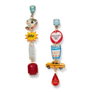 Haricot Vert Short Dangle Earrings