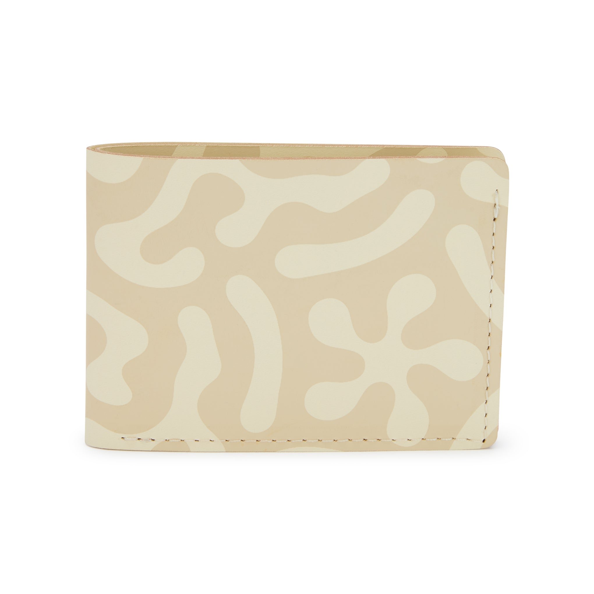 Dusen Dusen Recycled Leather Billfold Wallet - Sand