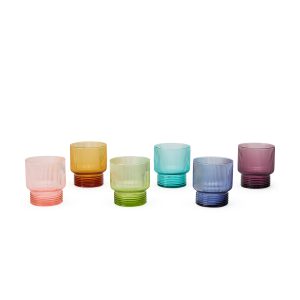 Todo Modo Stacking Glass Tumblers - Set of 6
