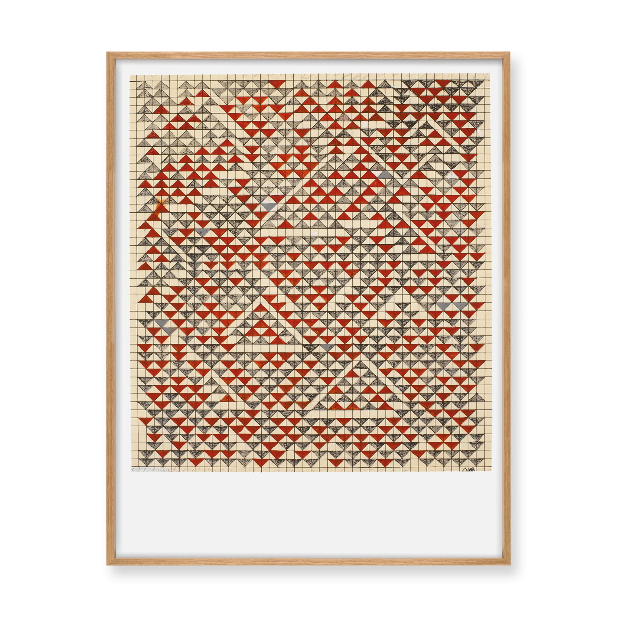 Anni Albers Study for Camino Real Framed Poster