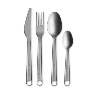 Virgil Abloh Conversational Objects Flatware from Alessi - Set of 4