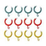 Hewi Shower Curtain Hooks - Set of 12 - Multi
