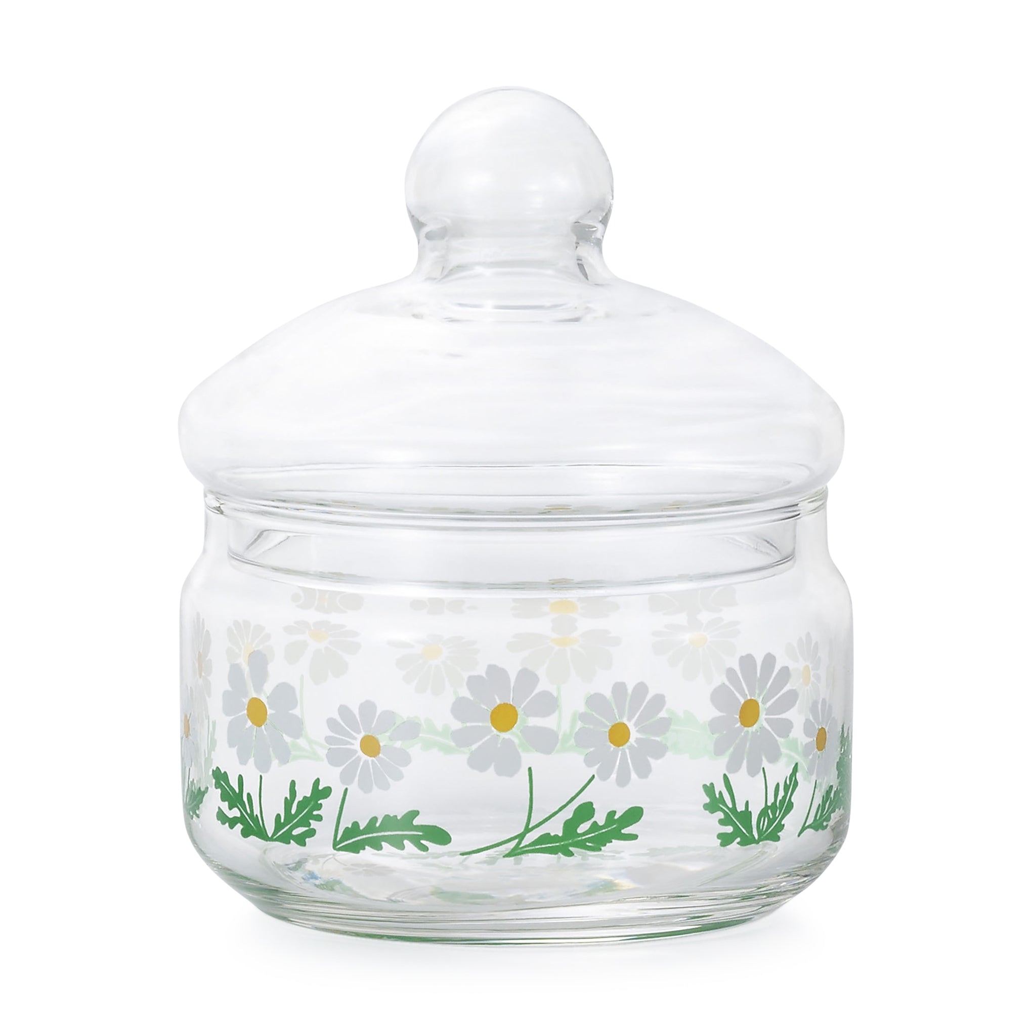 Retro Glass Jar with Lid - Growing Daisies - Image 2