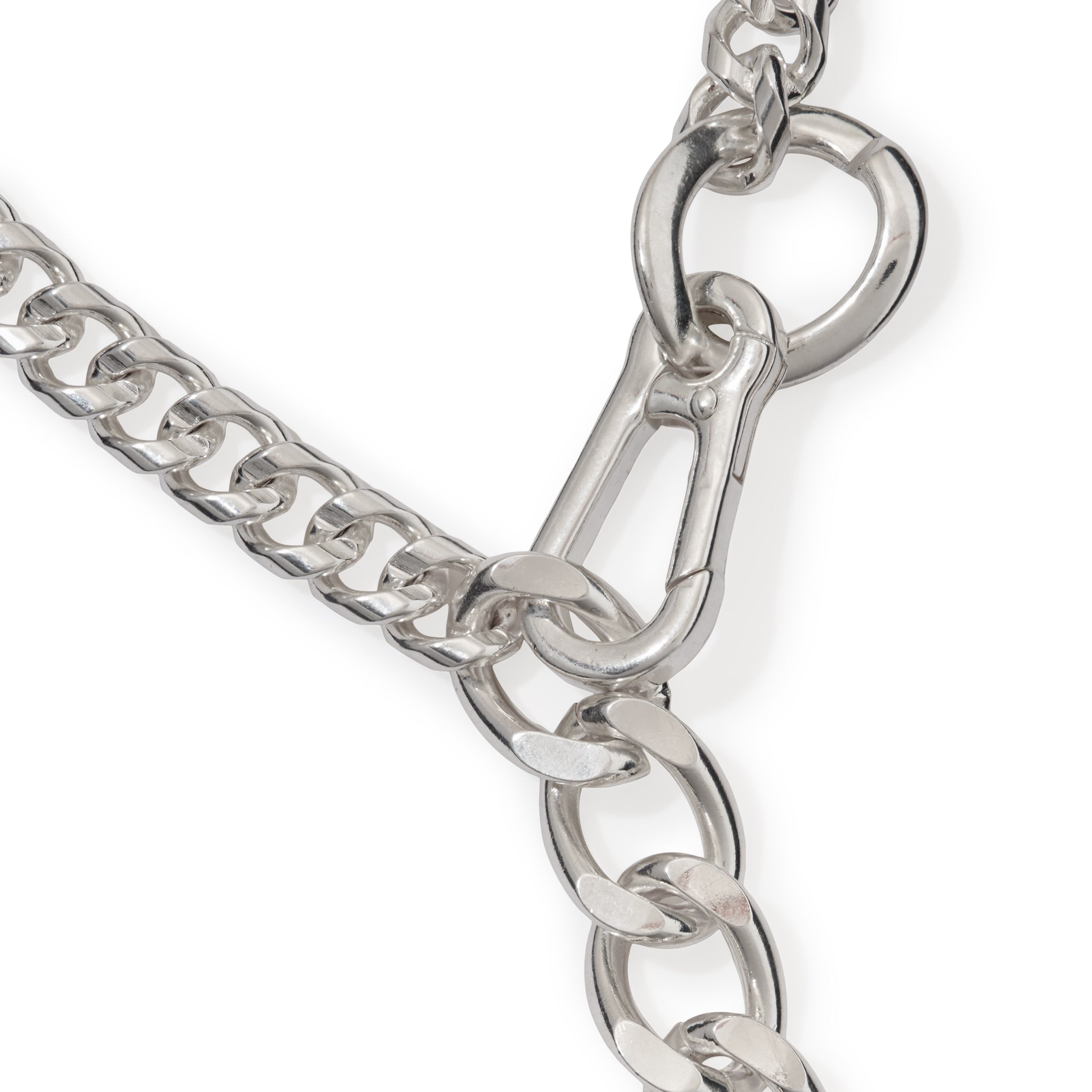 Martine Ali Silver Luc Curb Chain Necklace - Image 4