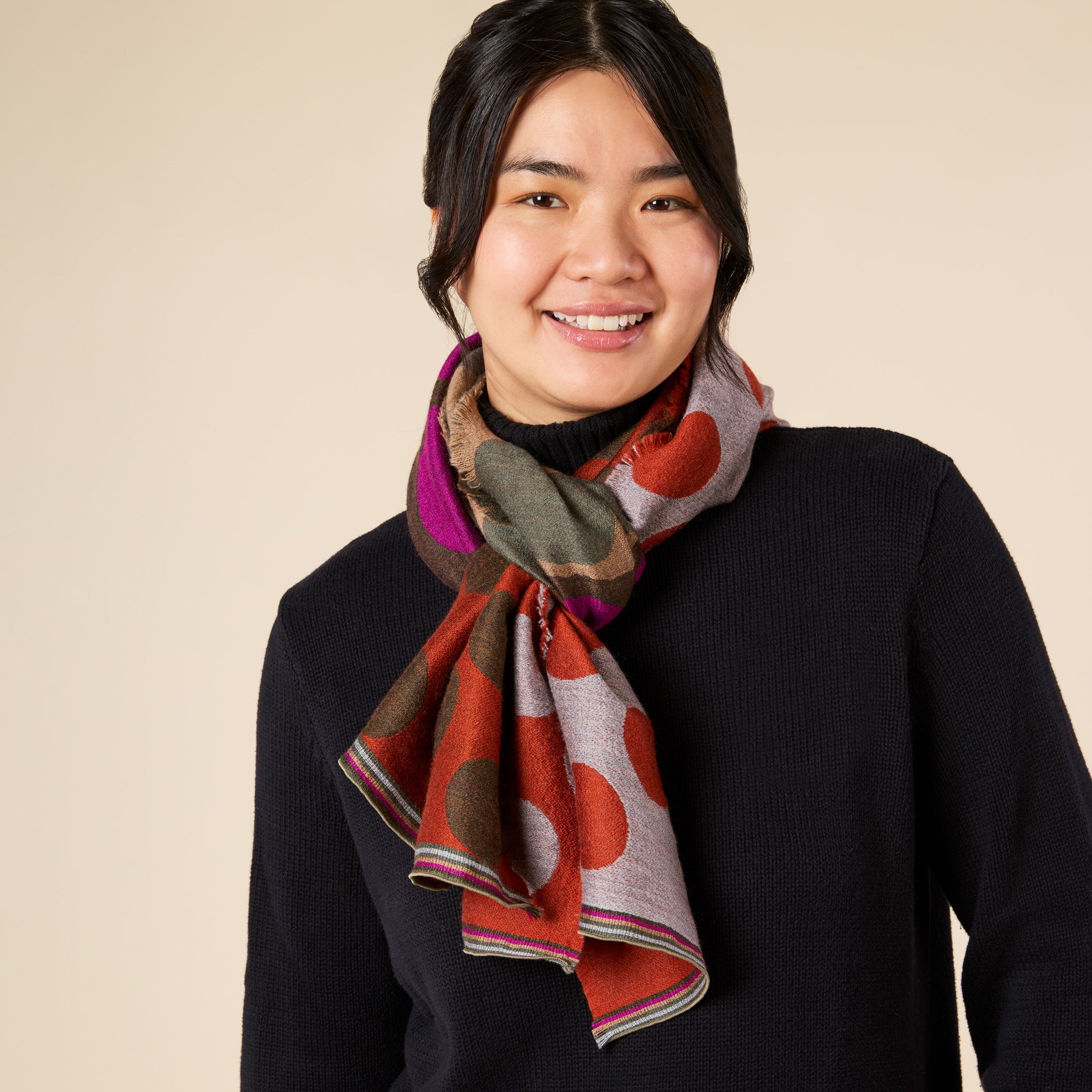 Traits Lucy Wool-Silk Scarf - Image 2