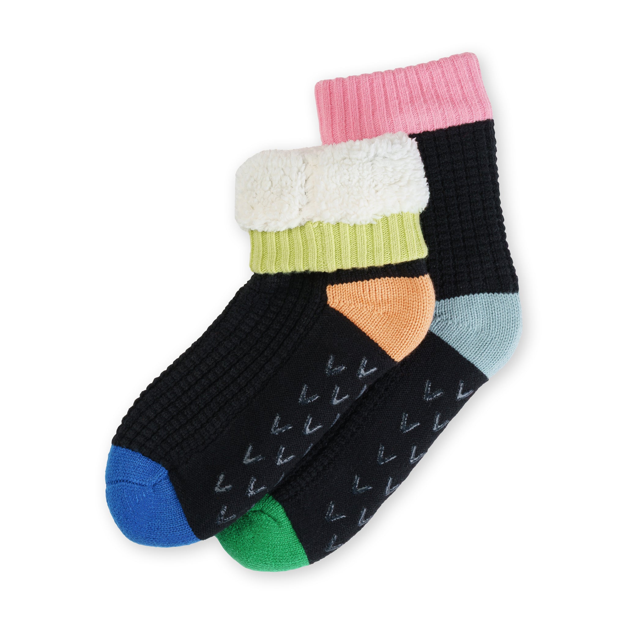 Verloop Knit House Socks - Spot Black