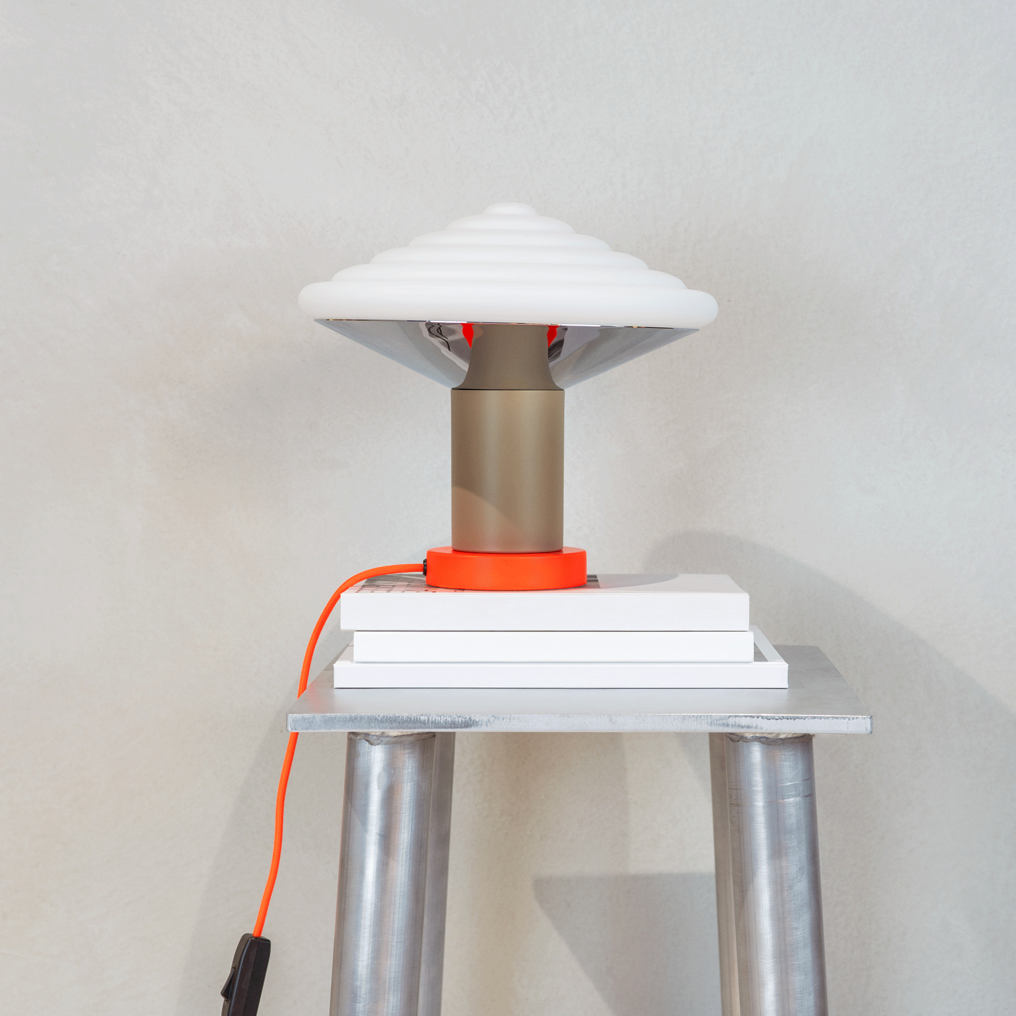 Whipped Table Lamp - Luminous Orange - Image 2