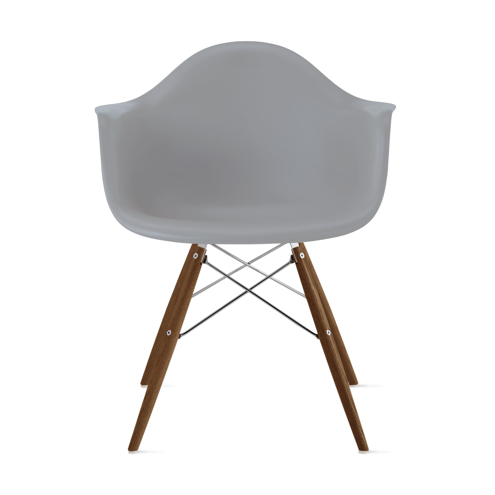 Eames® Molded Recycled Plastic Armchair from Herman Miller - Light Gray - Image 2