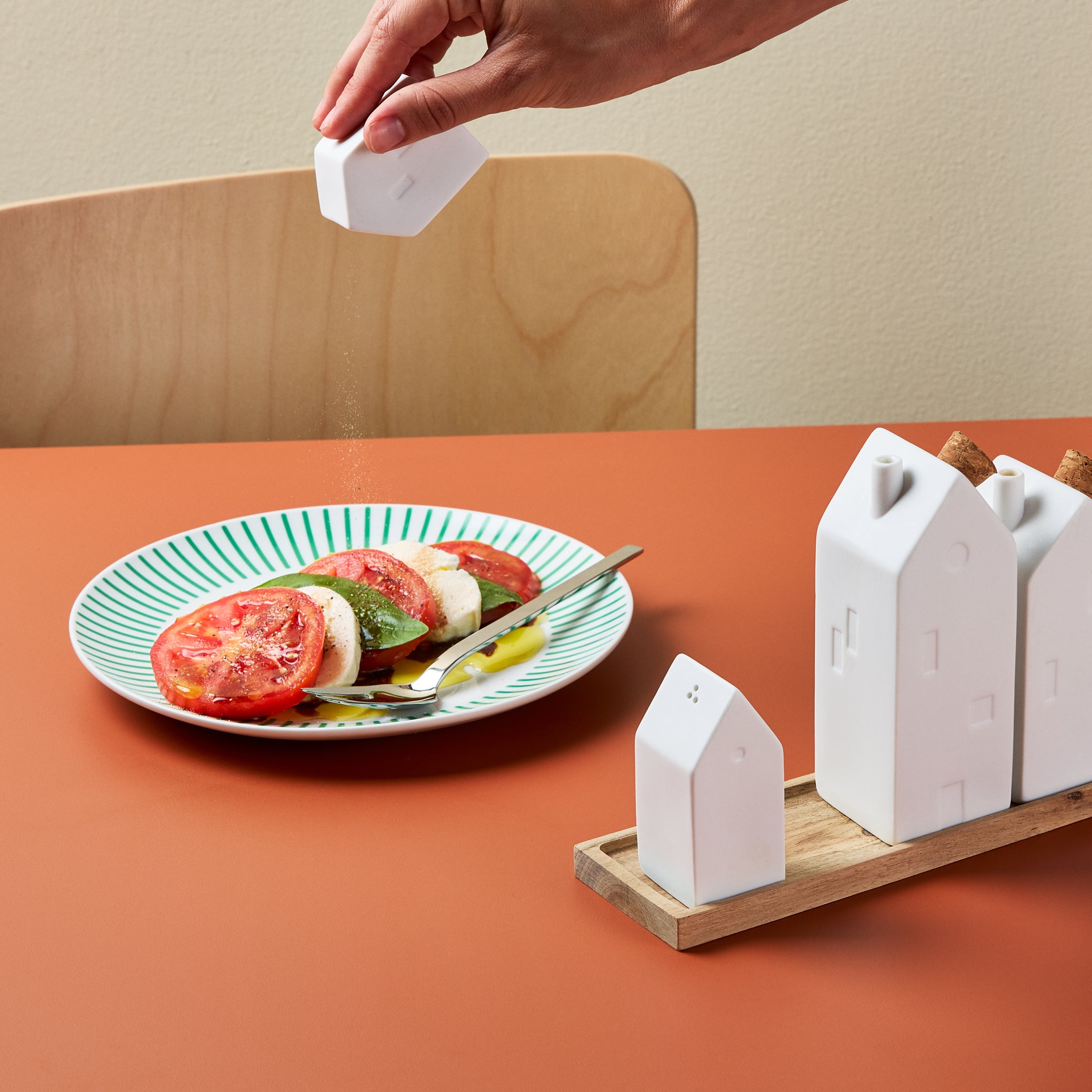 Village House Porcelain Seasoning Vessels - Set of 4 - Image 7