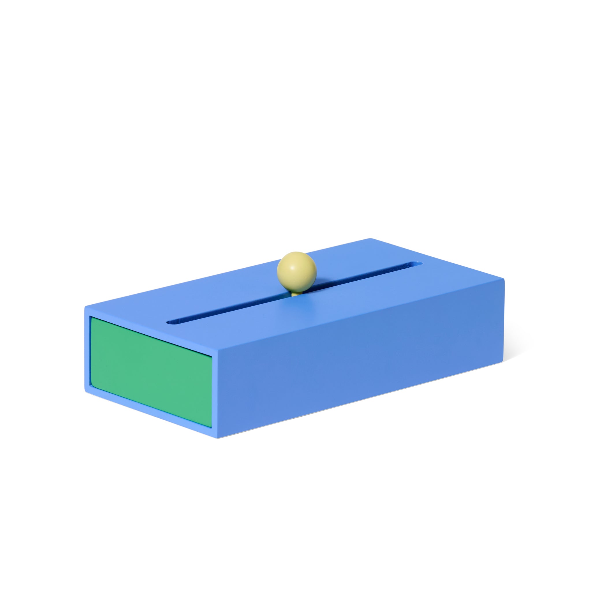 Areaware Colorblock Cache Box - Blue